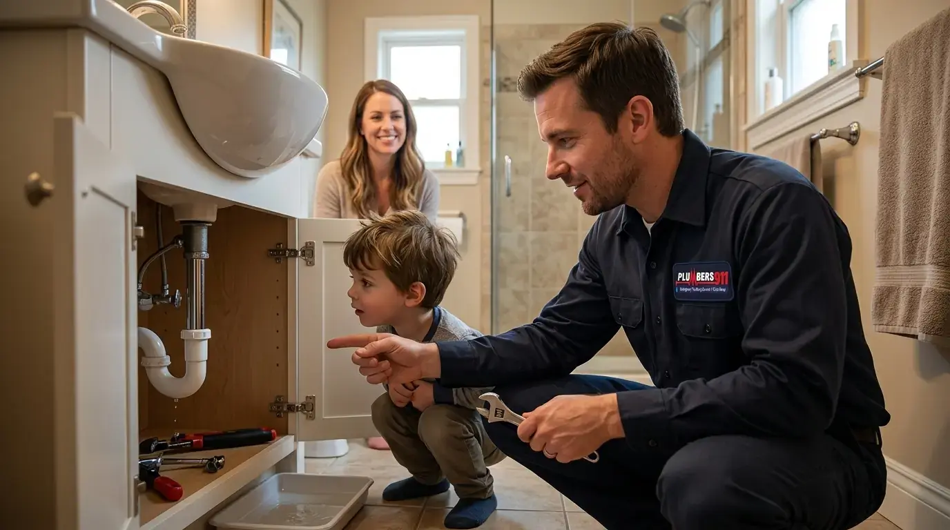 Licensed plumber at work in Pontiac, IL